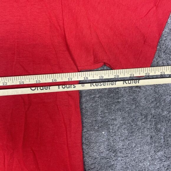 Vintage Nike T Shirt Adult Large Red Logo Swoosh Graphic 90s Made in USA - Picture 8 of 10